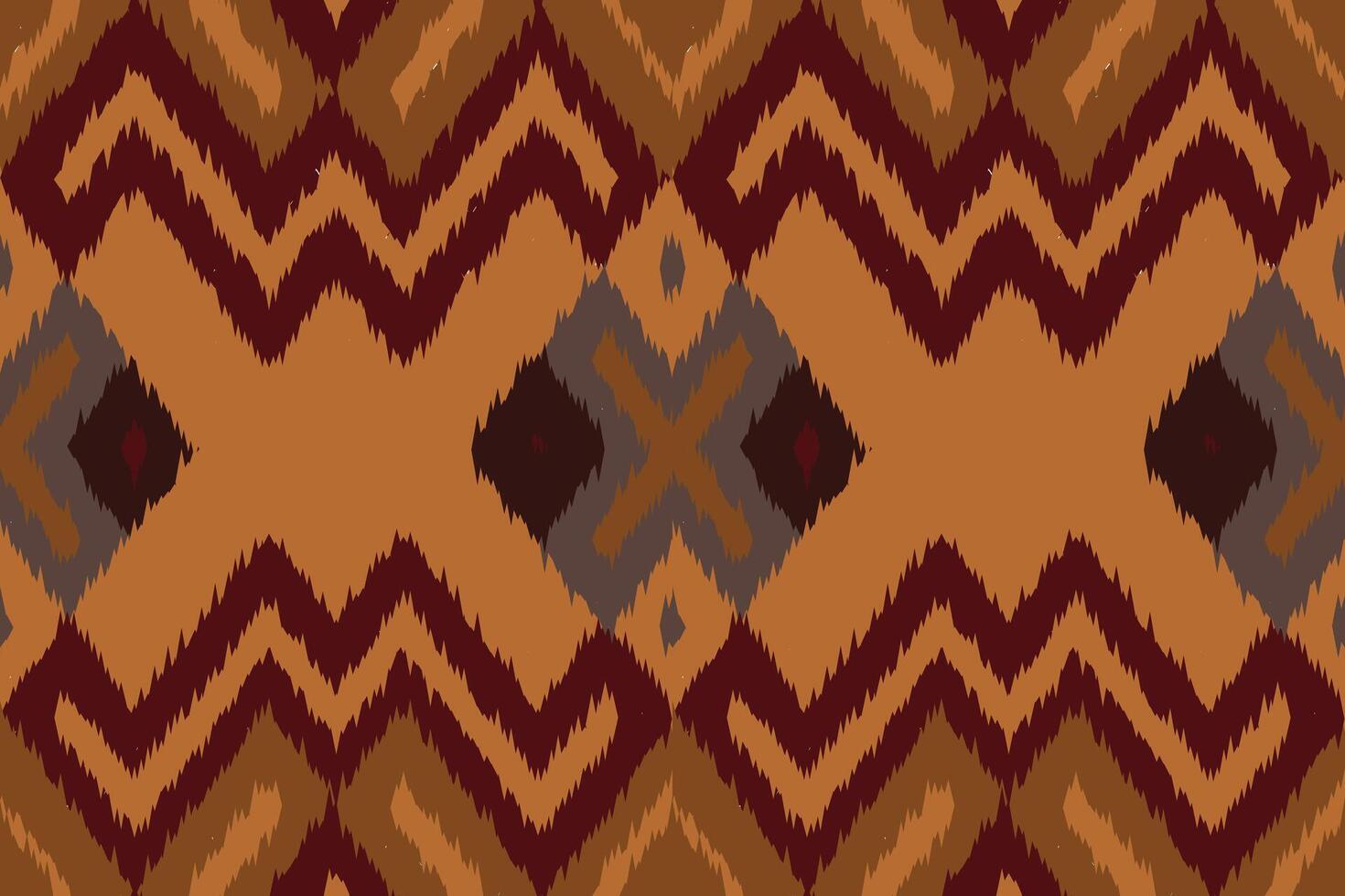 Motif Ikat Paisley Embroidery Background. Ikat Triangle Geometric Ethnic Oriental Pattern Traditional. Ikat Aztec Style Abstract Design for Print Texture,fabric,saree,sari,carpet. vector