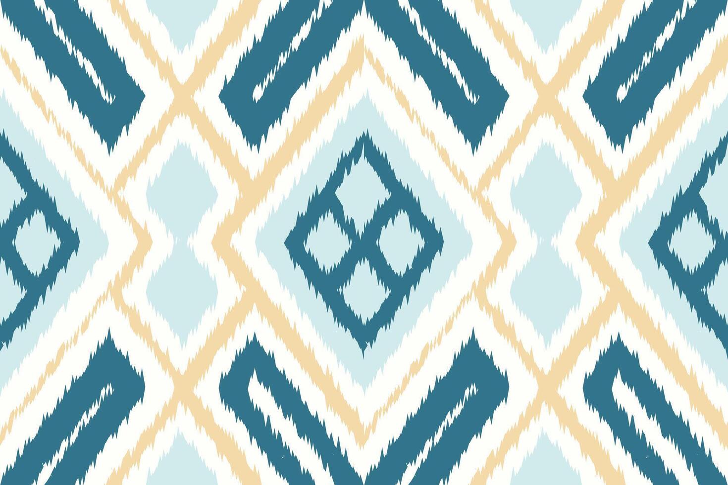 Motif Ikat Seamless Pattern Embroidery Background. Ikat Designs Geometric Ethnic Oriental Pattern traditional.aztec Style Abstract design for Texture,fabric,clothing,wrapping,sarong. vector