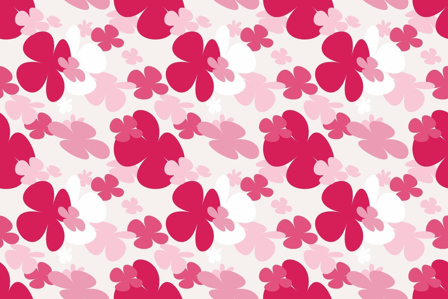 Seamless Abstract Floral Wallpaper Pattern With Simple Pretty, Little Floral Liberty Seamless Texture Background. Spring, Summer Romantic Blossom Flower Garden Seamless Pattern for Your Designs vector