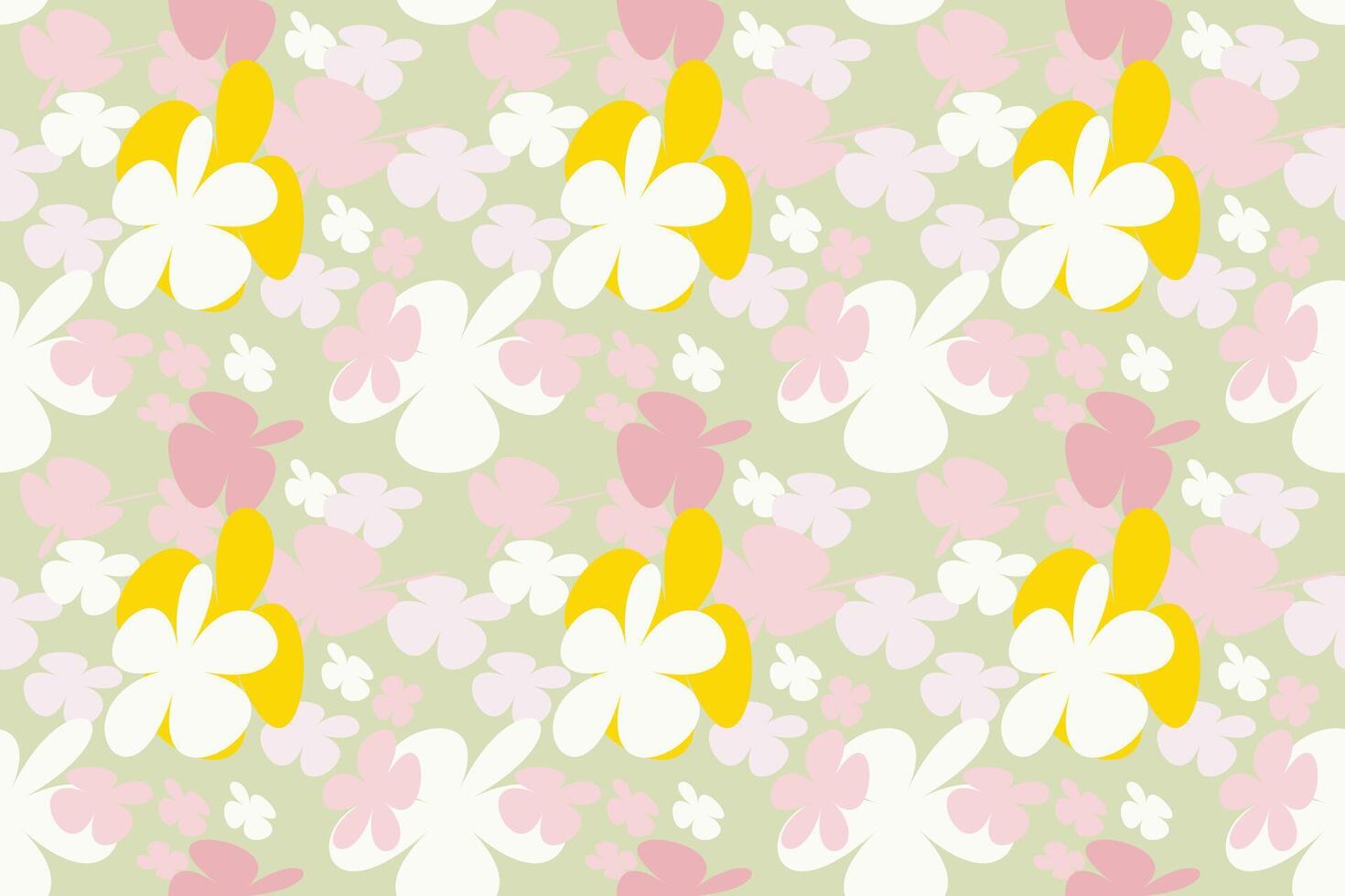 Blooming Flower Pattern Little Floral Liberty Seamless Texture Background. Spring, Summer Romantic Blossom Flower Garden Seamless Pattern for Your Designs vector