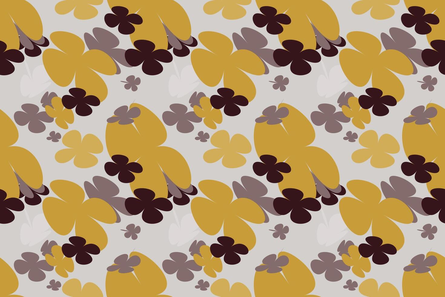 Floral Seamless Pattern With Simple Pretty, Little Floral Liberty Seamless Texture Background. Spring, Summer Romantic Blossom Flower Garden Seamless Pattern for Your Designs vector