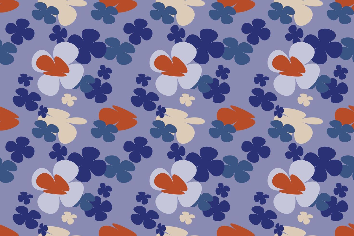 Flower Digital Printed Pattern With Simple Pretty, Little Floral Liberty Seamless Texture Background. Spring, Summer Romantic Blossom Flower Garden Seamless Pattern for Your Designs vector