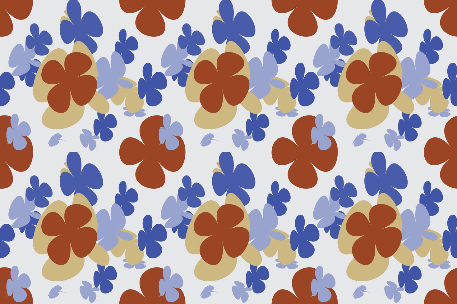 Floral Seamless Pattern Little Floral Liberty Seamless Texture Background. Spring, Summer Romantic Blossom Flower Garden Seamless Pattern for Your Designs vector