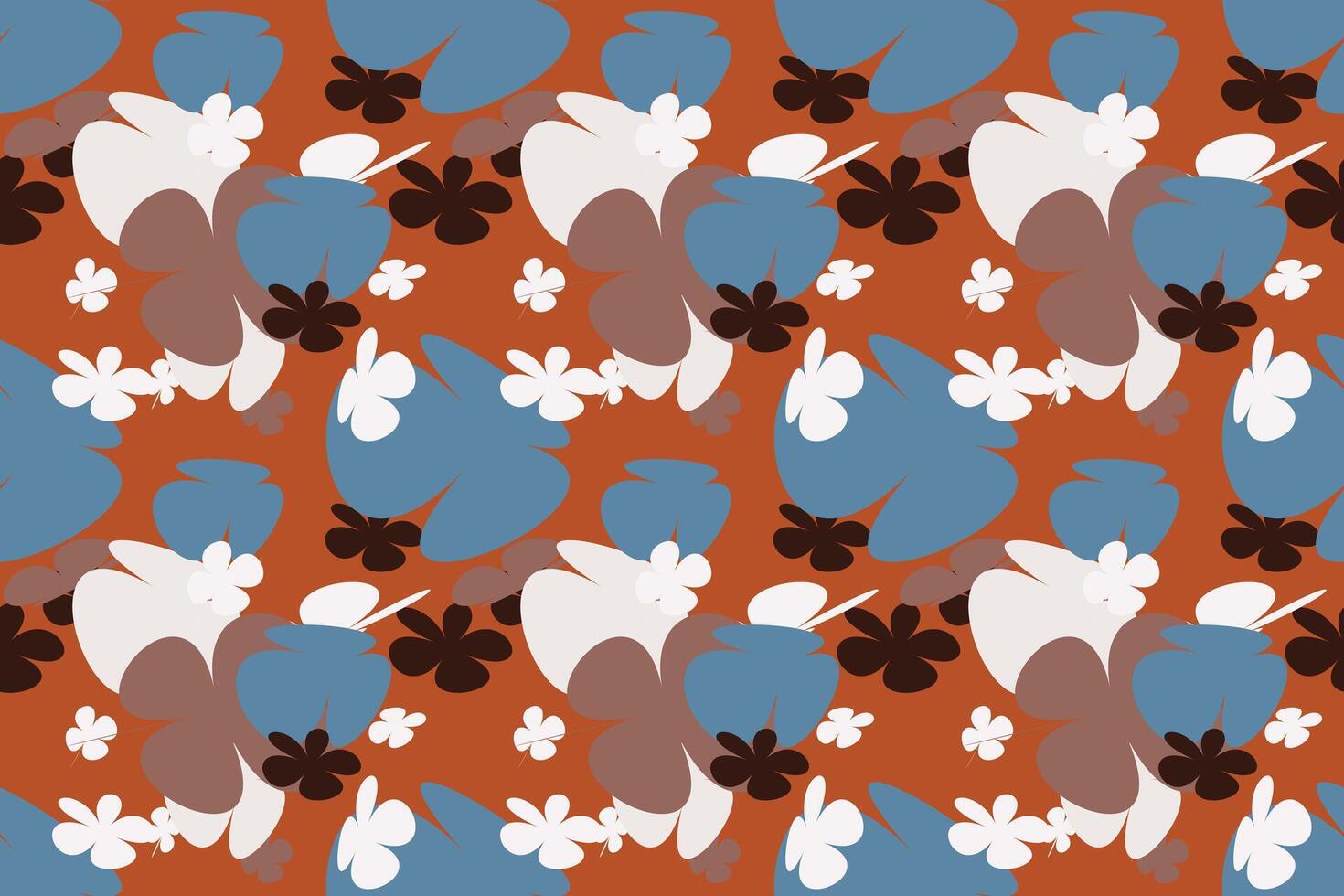 Flowers Seamless Pattern Little Floral Liberty Seamless Texture Background. Spring, Summer Romantic Blossom Flower Garden Seamless Pattern for Your Designs vector