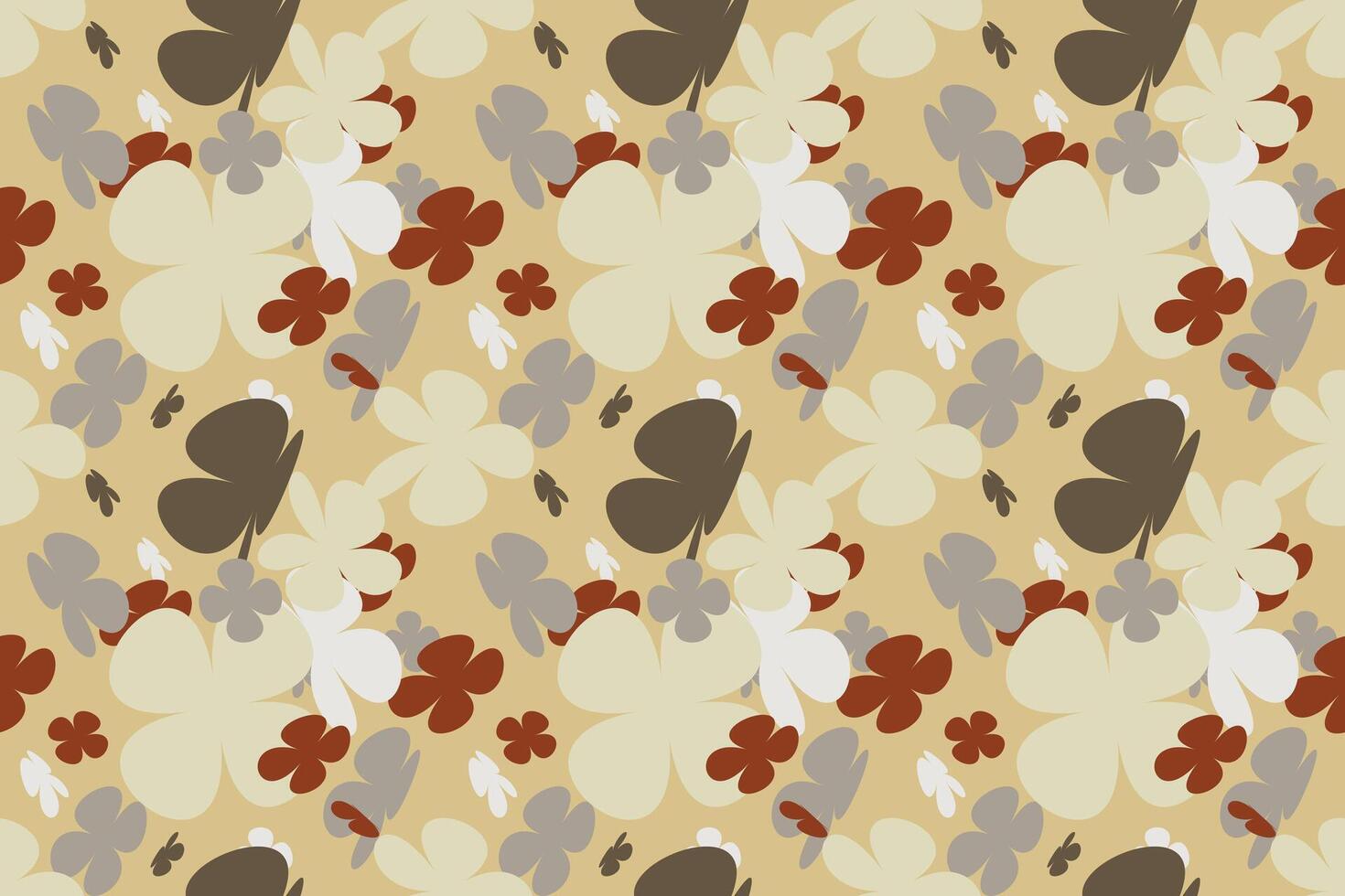 Beautiful Flowers Pattern Background Little Floral Liberty Seamless Texture Background. Spring, Summer Romantic Blossom Flower Garden Seamless Pattern for Your Designs vector