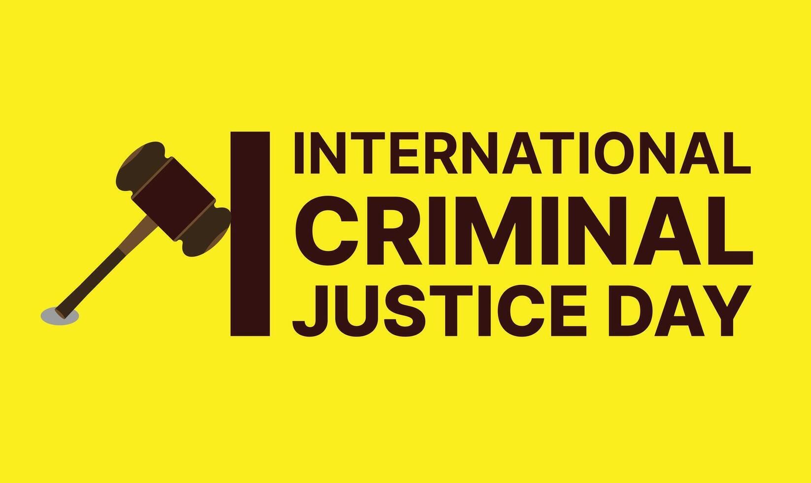 International Criminal Justice Day 46565761 Vector Art at Vecteezy