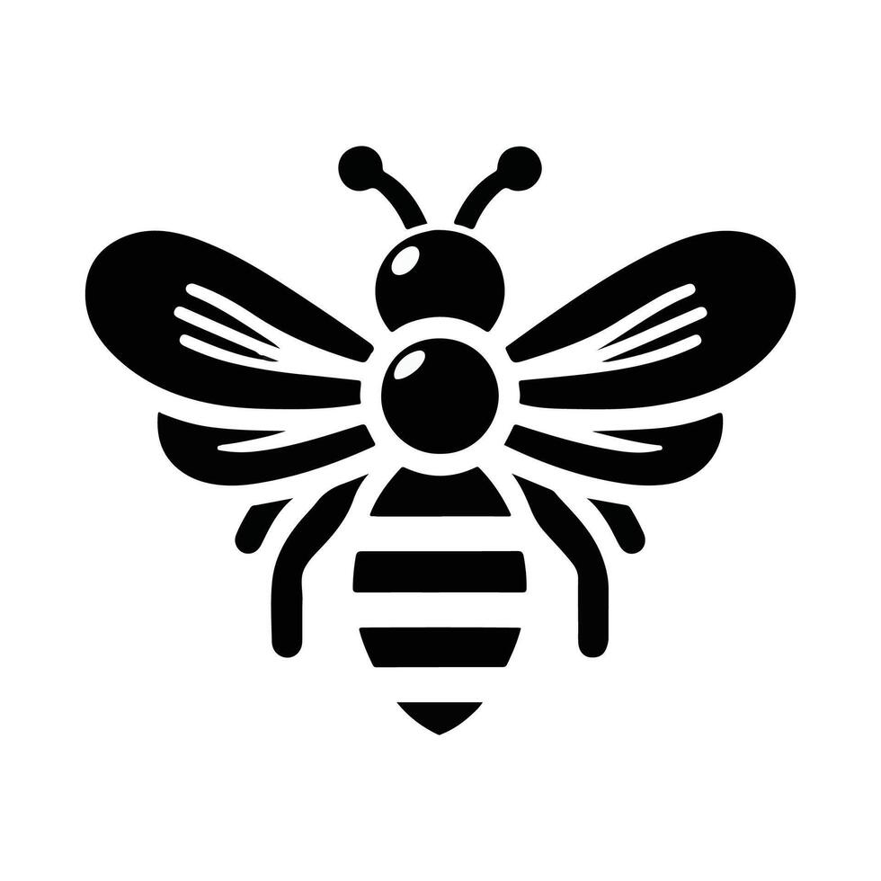 Bumblebee, honey, honey bee icon in modern style for website mobile logo app UI design. simple icon. vector