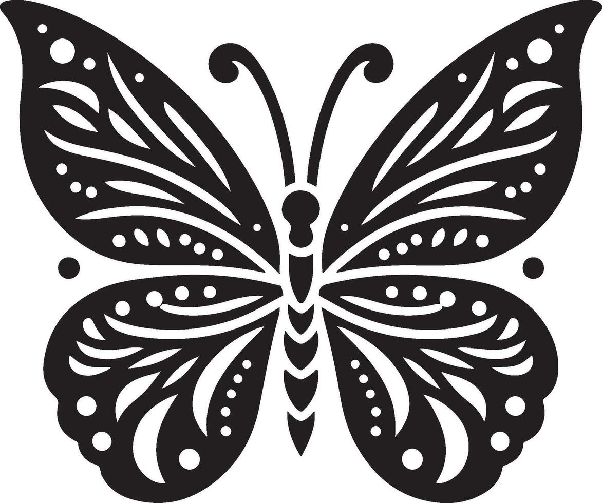 Butterfly illustration art vector
