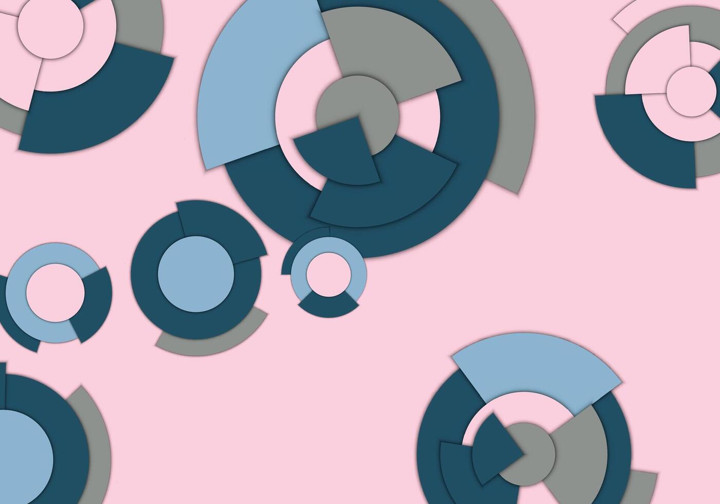 Geometric circle background. vector