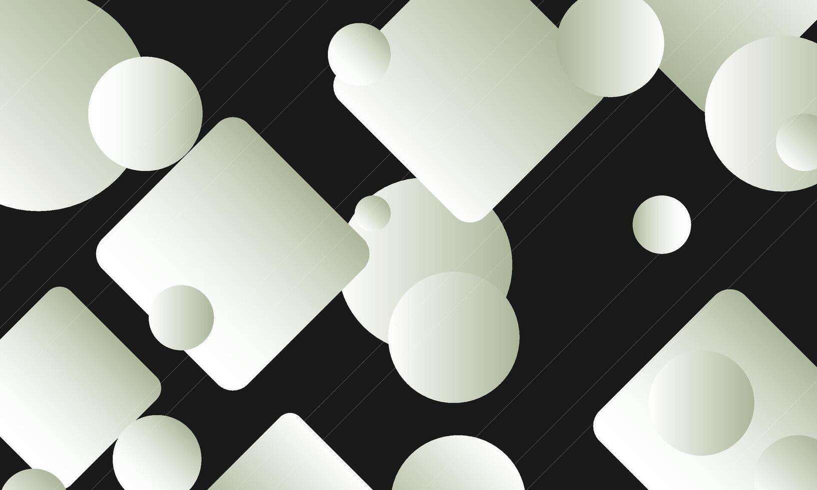 Geometric circle and rectangles background. vector