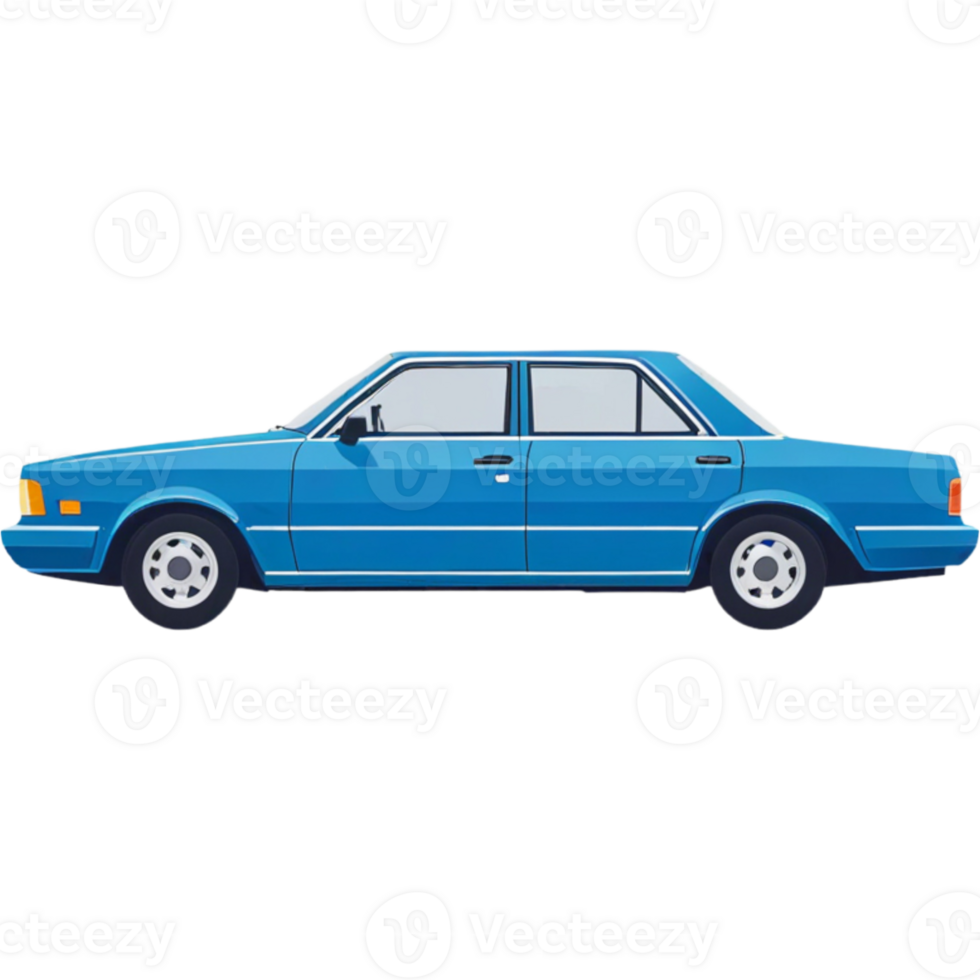 Blue Flat Car Icon png