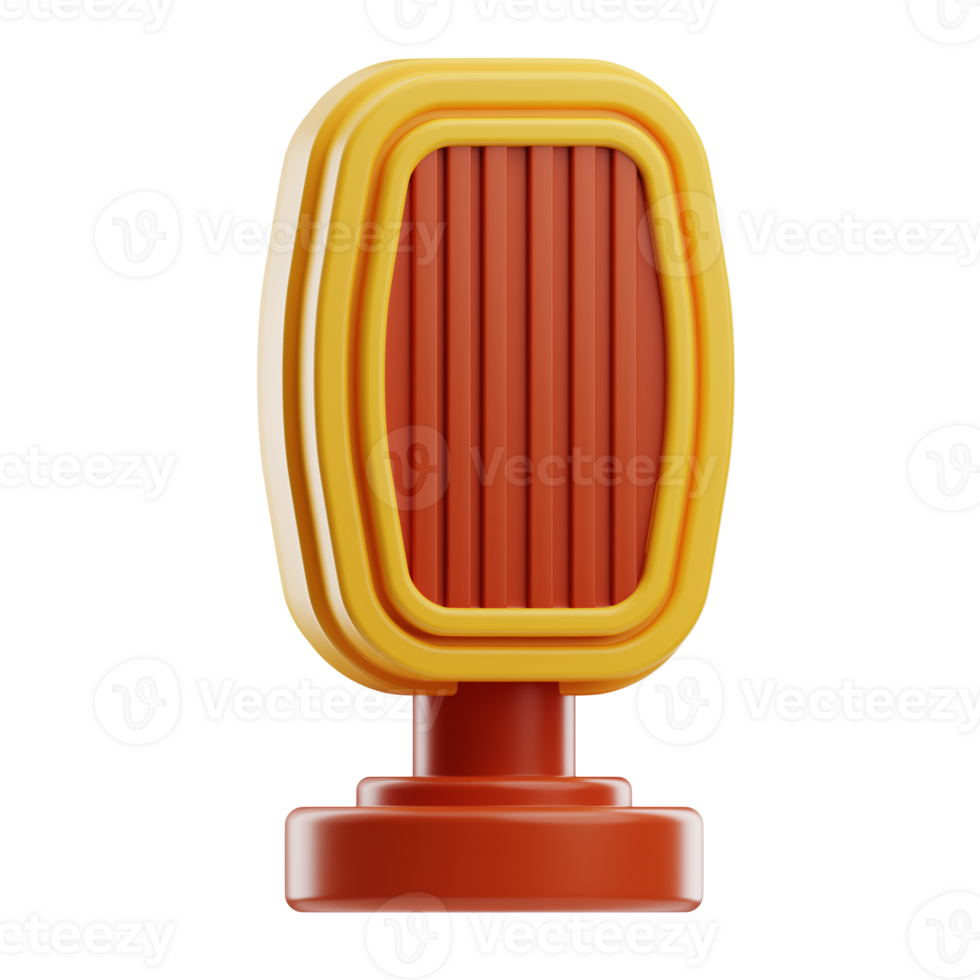 Heating travel holiday illustration 3d png