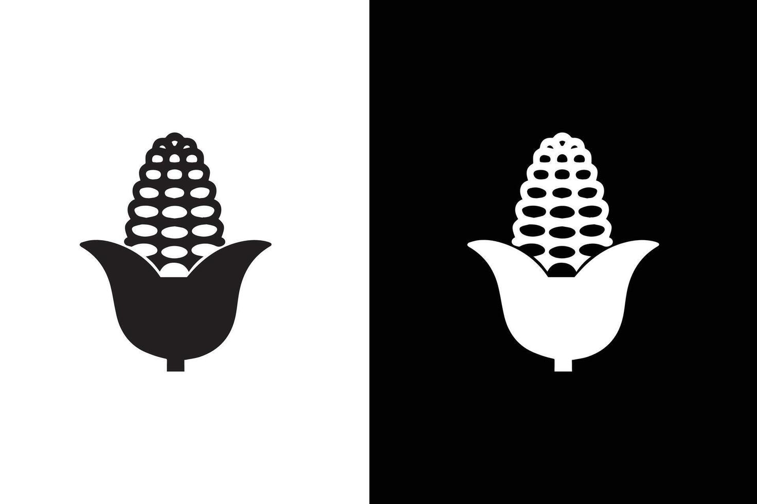 corn Icon sign isolated for graphic and web design. wheat oats, Vegetarian, vegan, harvest. Vegetables symbol vector