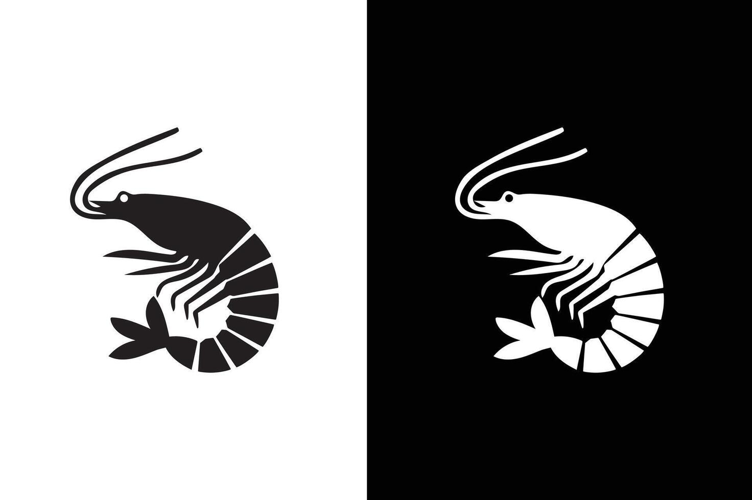 Shrimp, Prawn icon , filled flat sign, solid pictogram isolated on white black background. vector