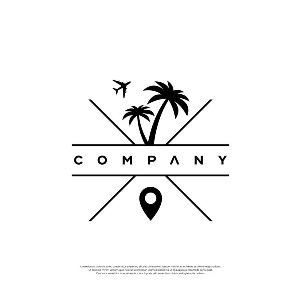 Soaring to new heights with our tropical-inspired logo vector