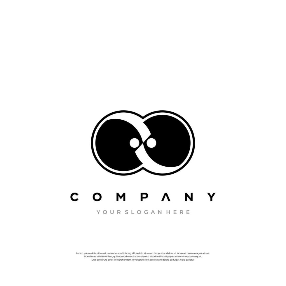cool and modern i logo design vector