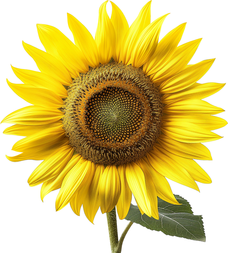 verbreitet Sonnenblume isoliert - - Gelb Sonnenblume Illustration auf ein transparent Hintergrund png