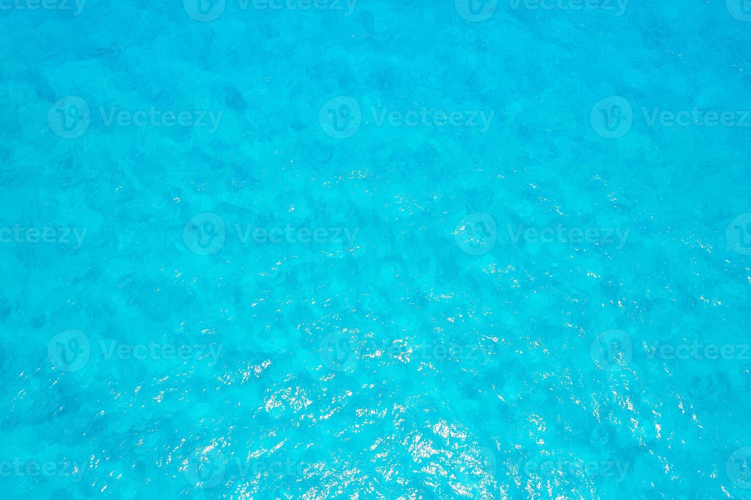 Aerial view of cancun caribbean sea photo