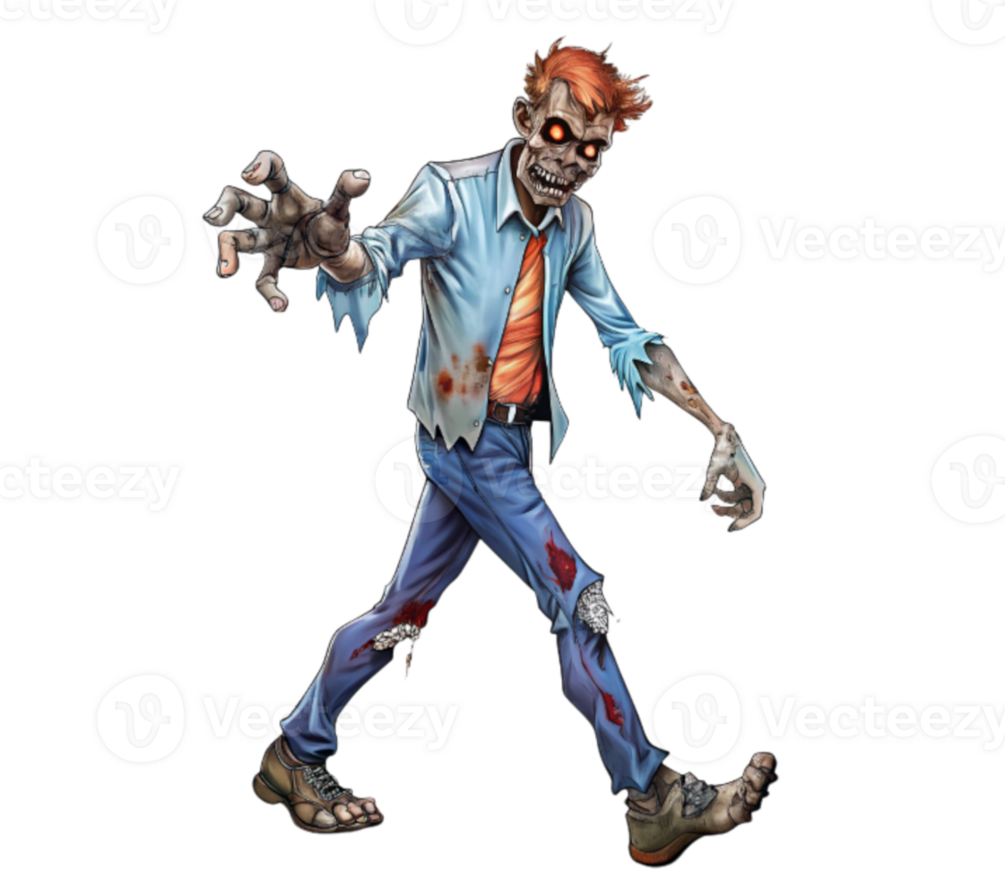 Walking Skeleton Zombies- png