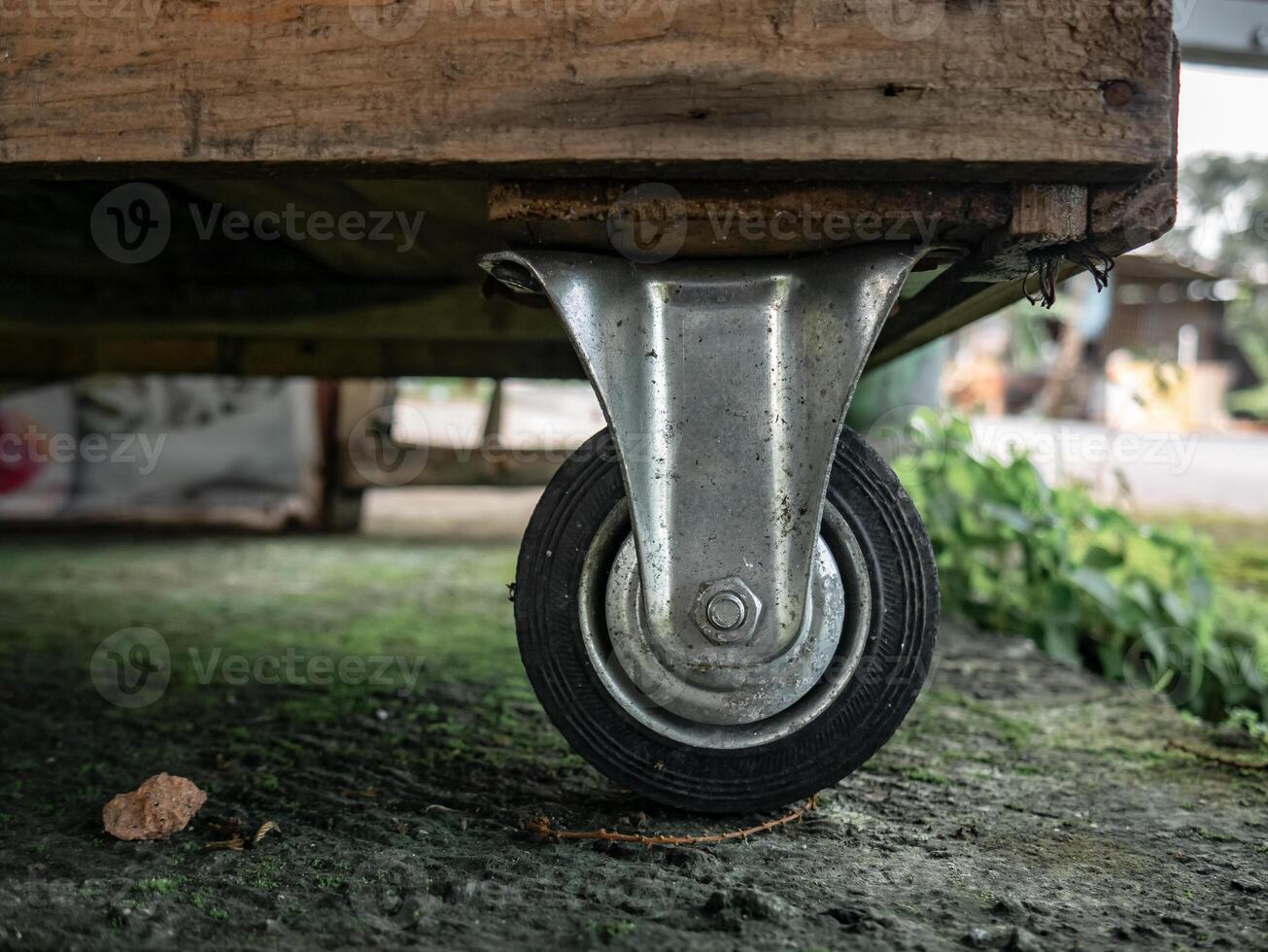 small black rubber wheels for table legs 46568396 Stock Photo at Vecteezy