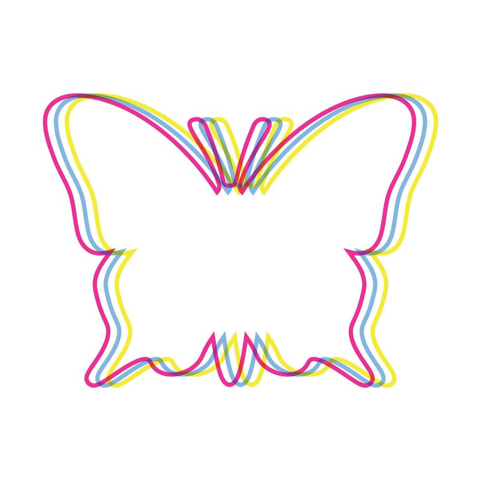 butterfly hand drawn logo, spa beauty logo design concept template vector