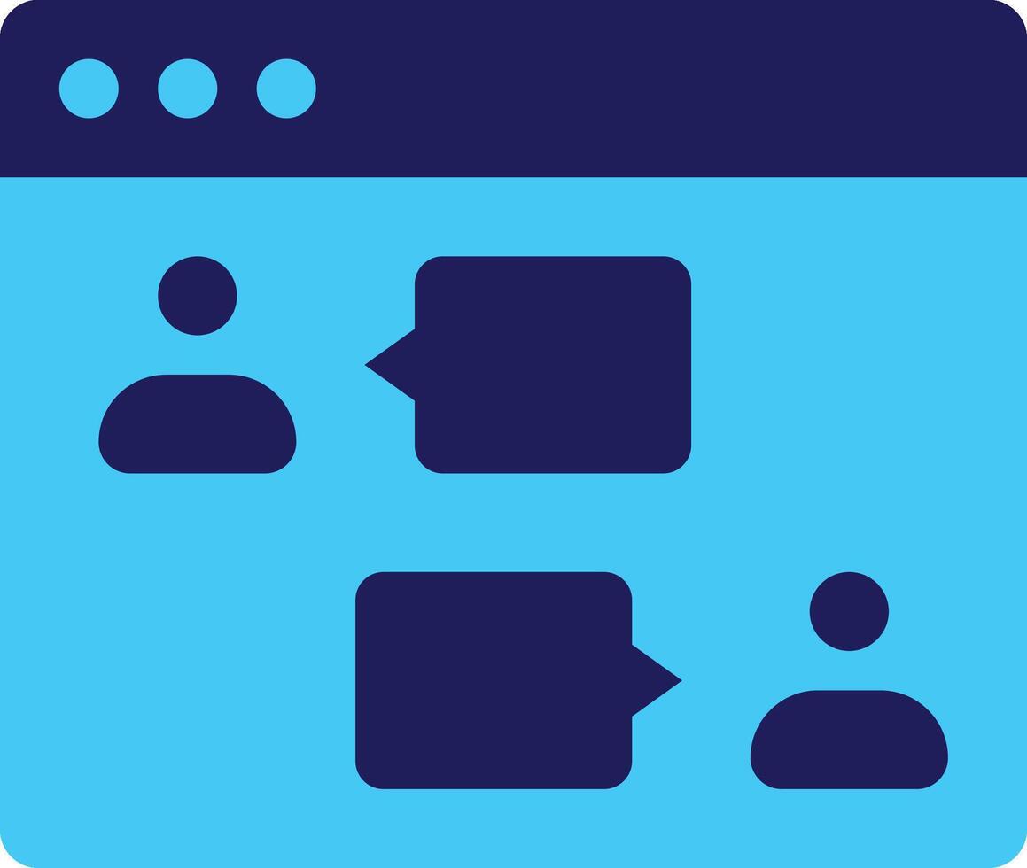 SEO icon flat style with blue color vector