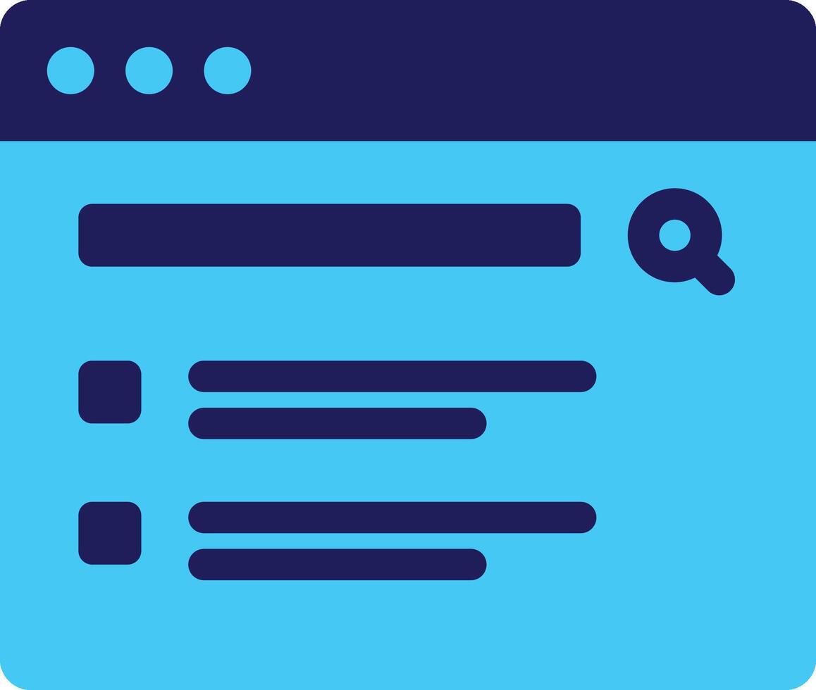 SEO icon flat style with blue color vector
