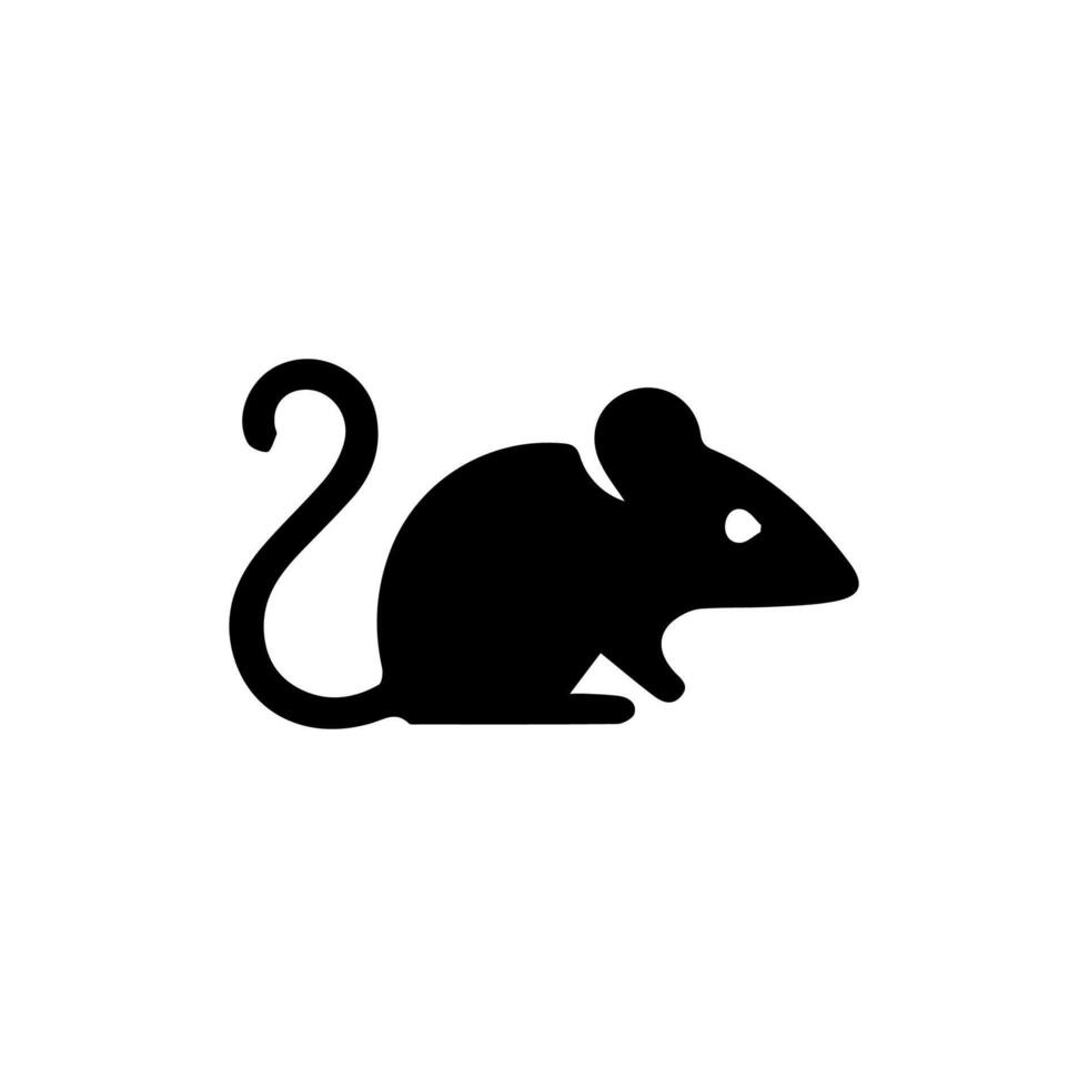 Mouse rat mice silhouette logo icon vector