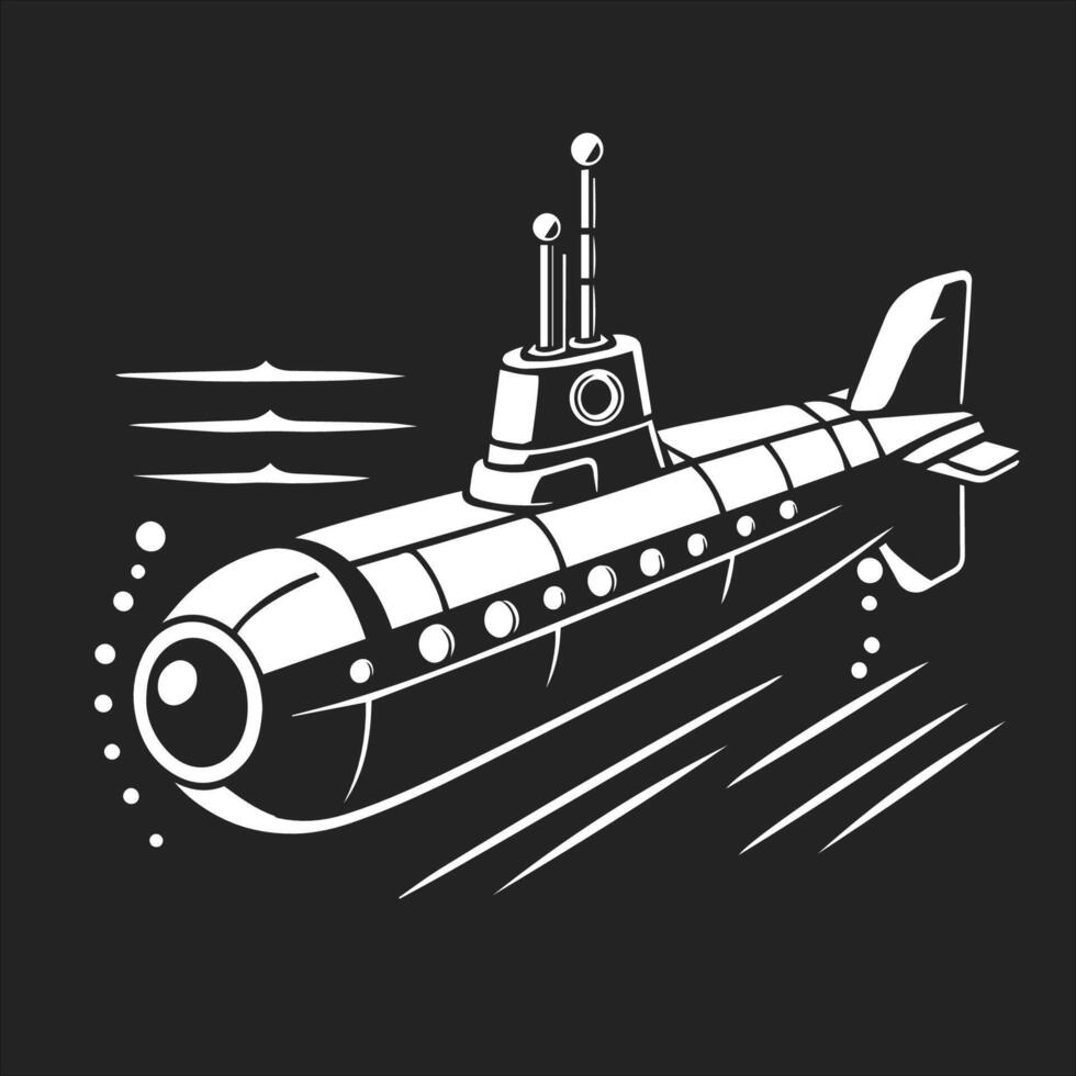 Advance mega submarine icon on a white background. flat illustration. vector