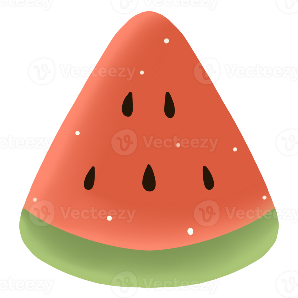 watermelon slice clipart on a transparent background png