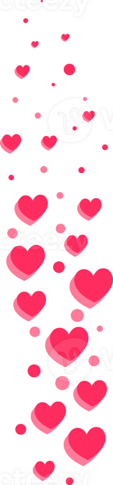 Love likes hearts. Reaction and feedback for social media. Flying emoji stream. Symbols flow for online chart. png