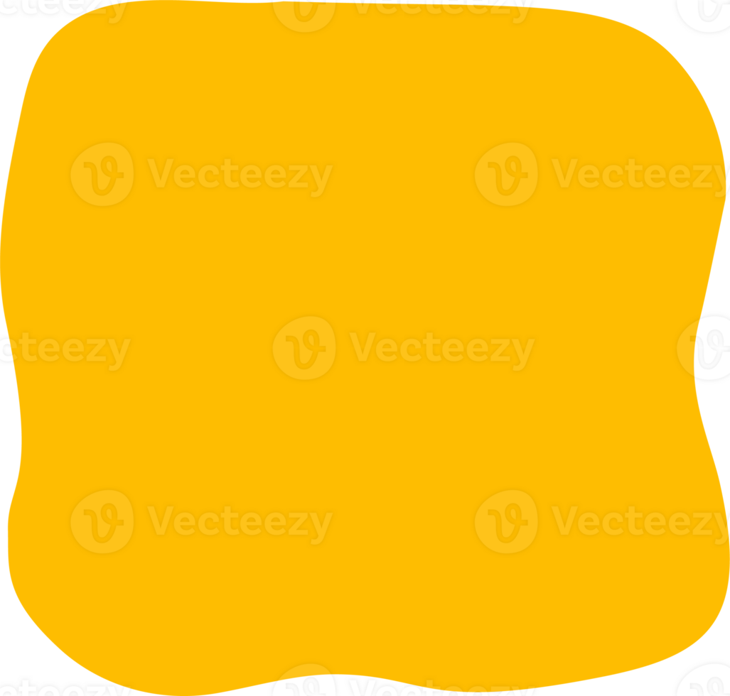 Abstract liquid shape. Organic flat blob. Irregular fluid bubble. Random wavy spots and curvy element. Amoeba box. png