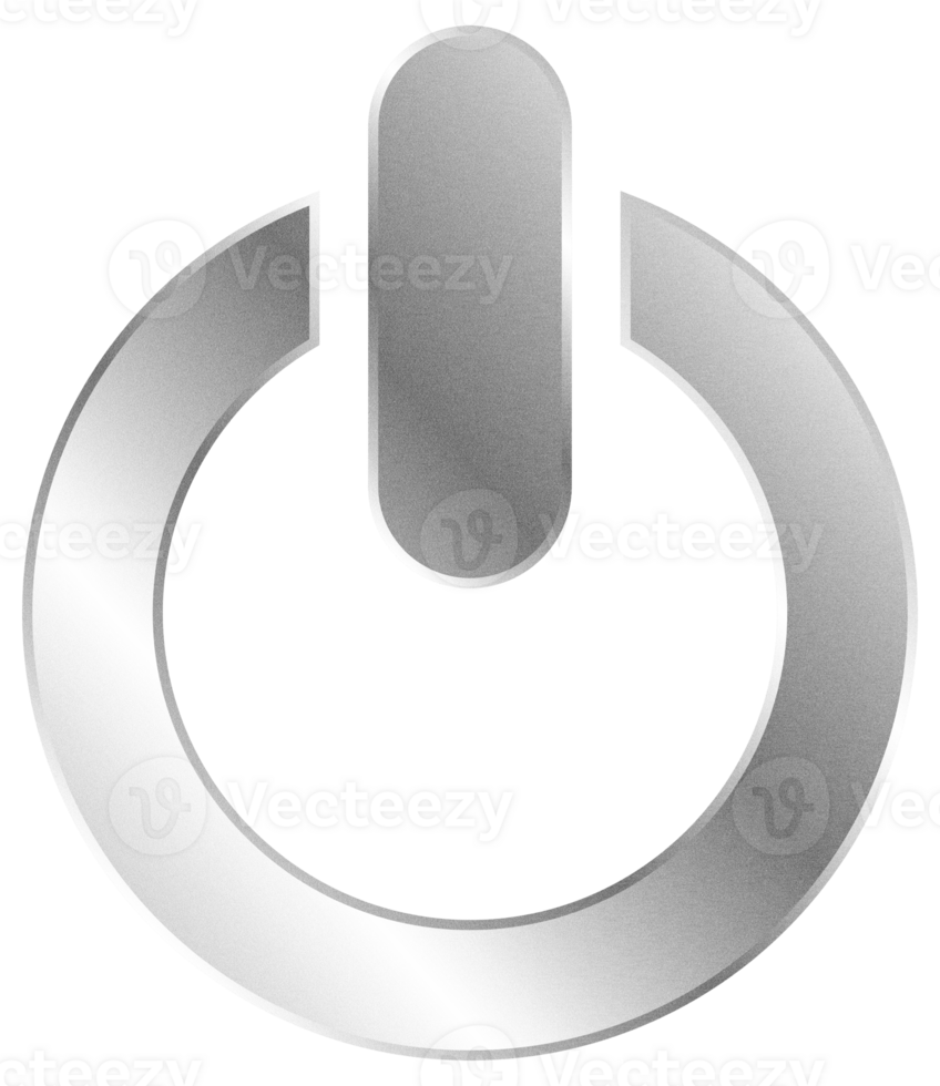 metal power buttons symbol png
