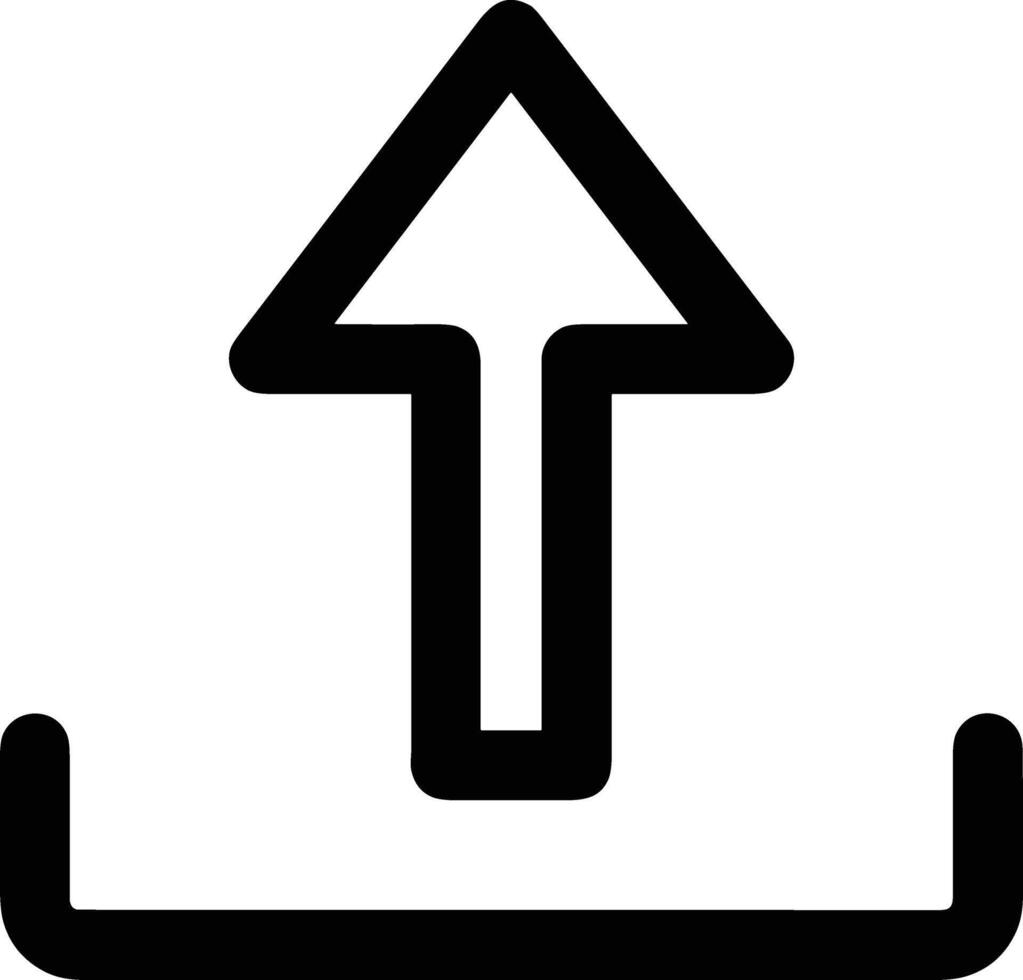 Upload icon symbol image vector