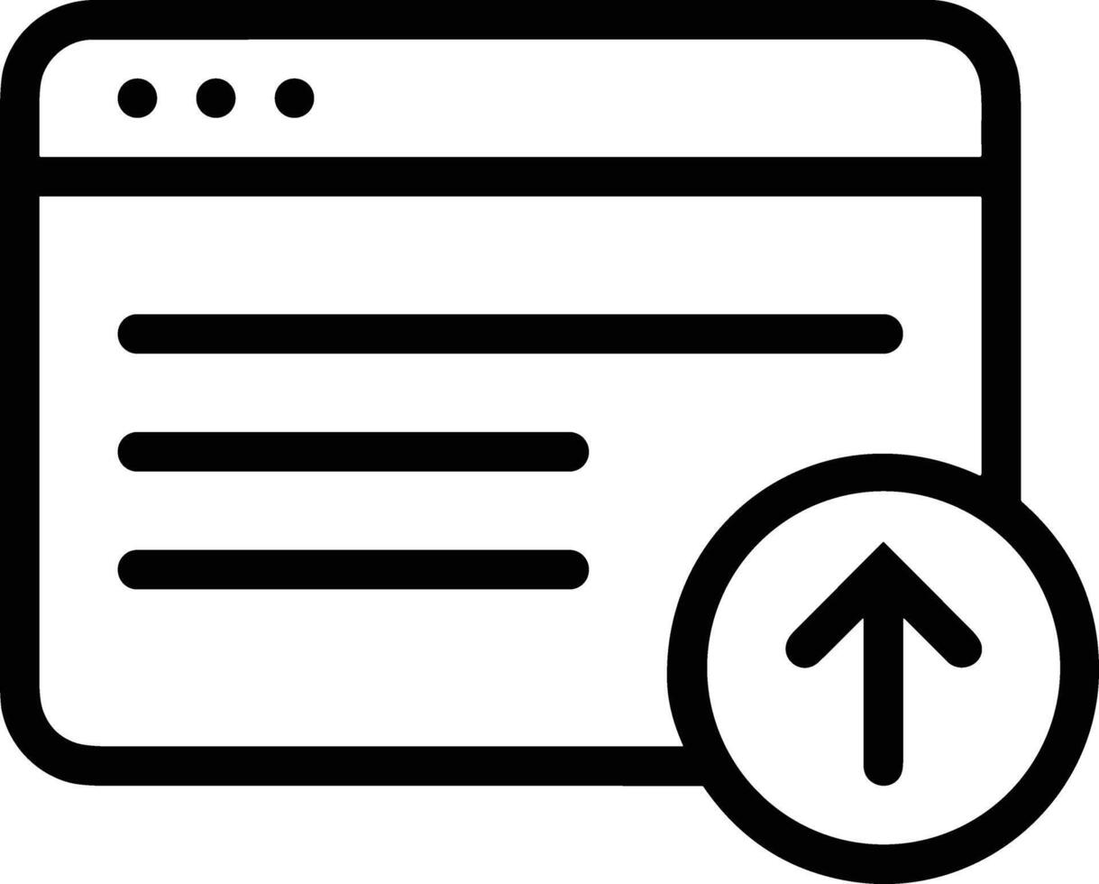Upload icon symbol image vector