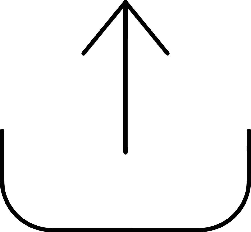Upload icon symbol image vector