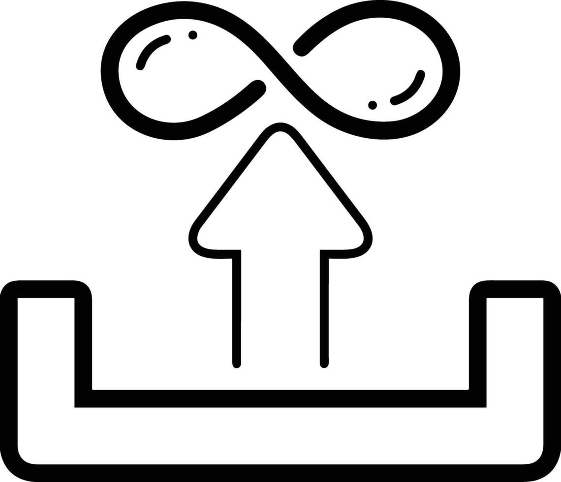 Upload icon symbol image vector