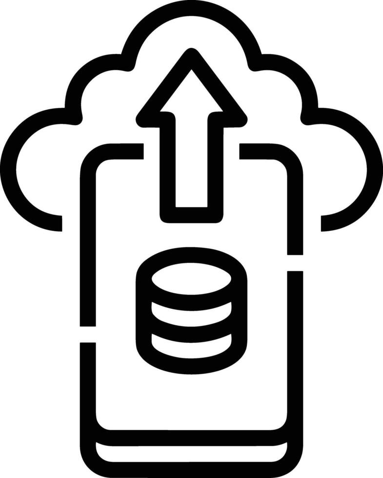 Upload icon symbol image vector