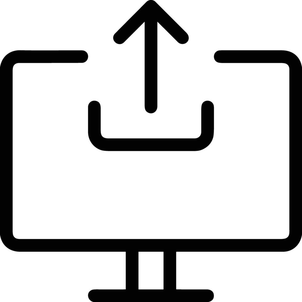 Upload icon symbol image vector