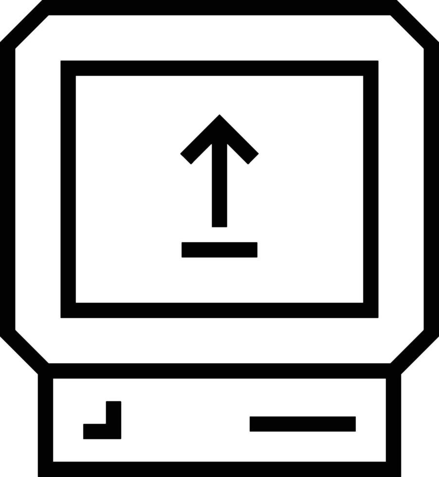 Upload icon symbol image vector