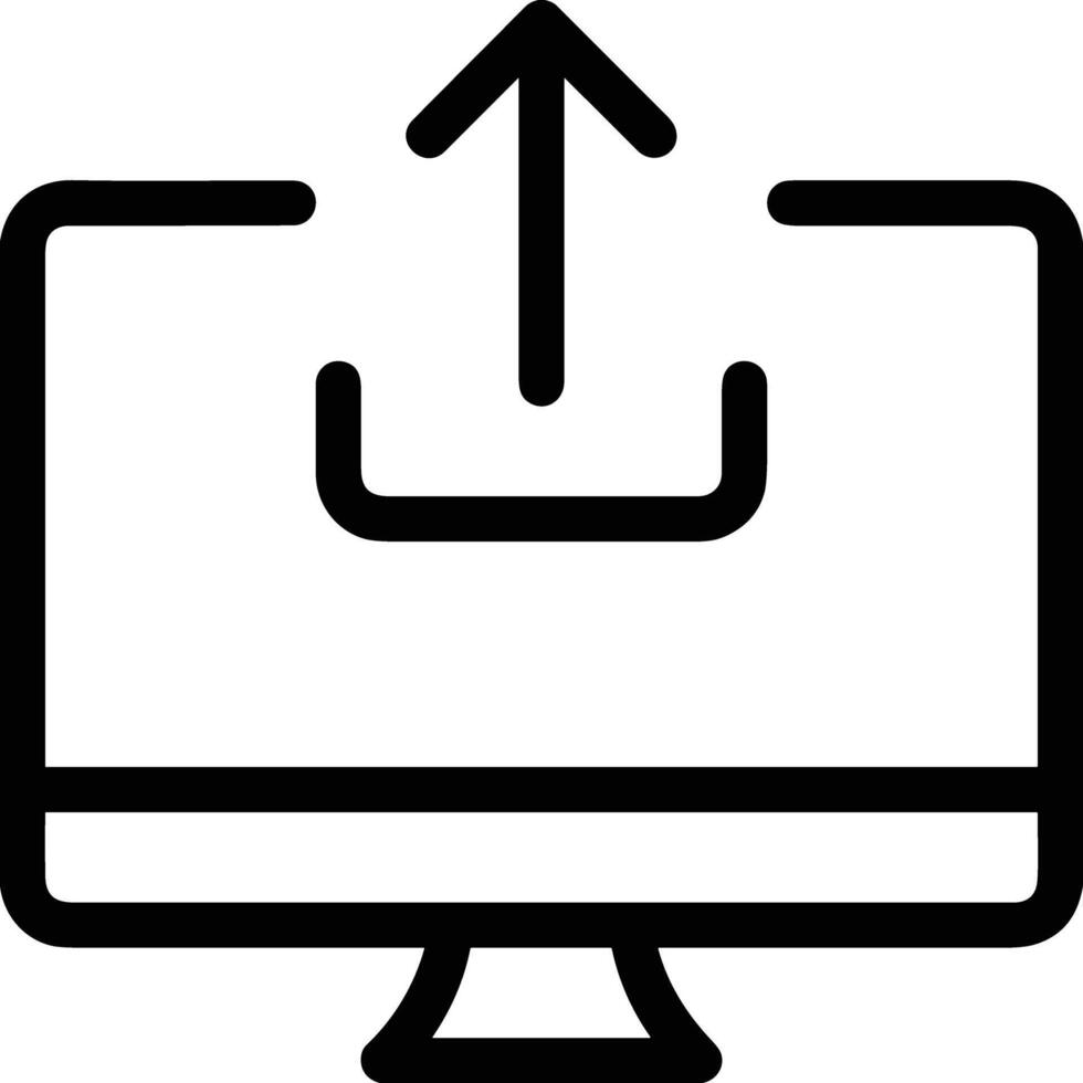 Upload icon symbol image vector
