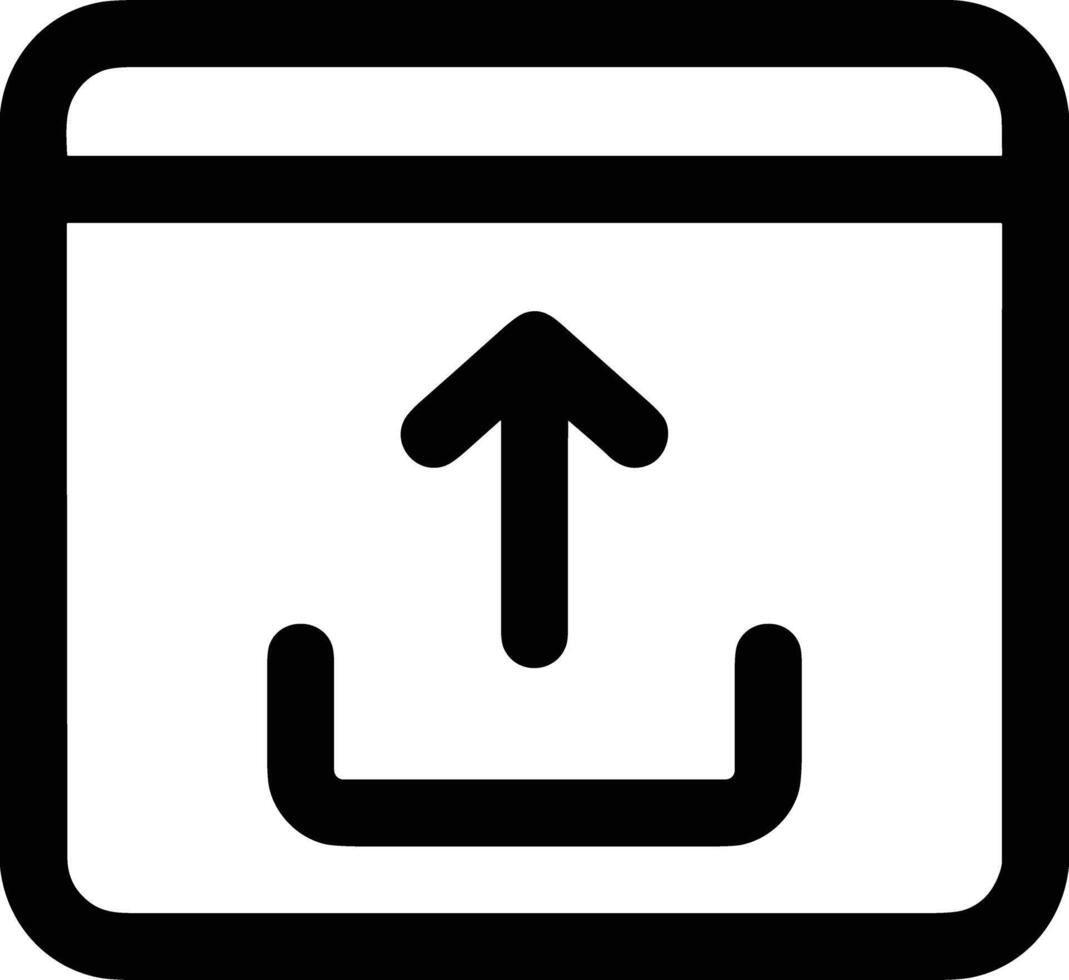 Upload icon symbol image vector