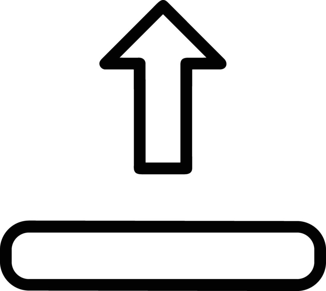 Upload icon symbol image vector