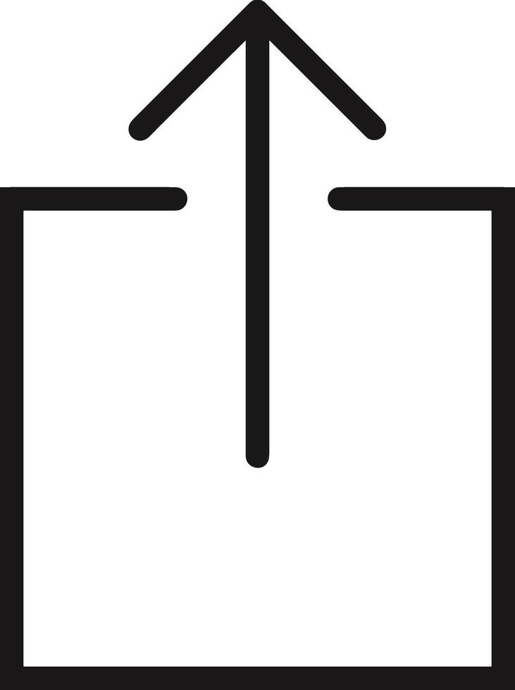 Upload icon symbol image vector