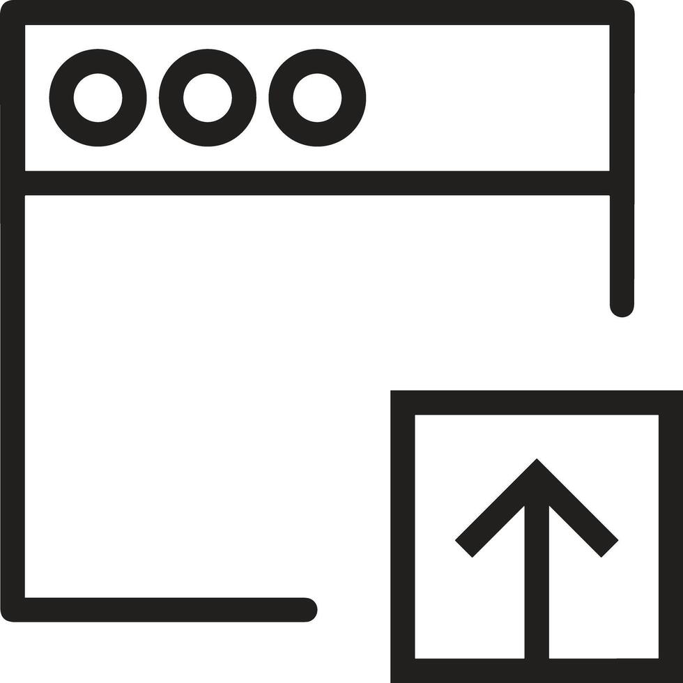 Upload icon symbol image vector
