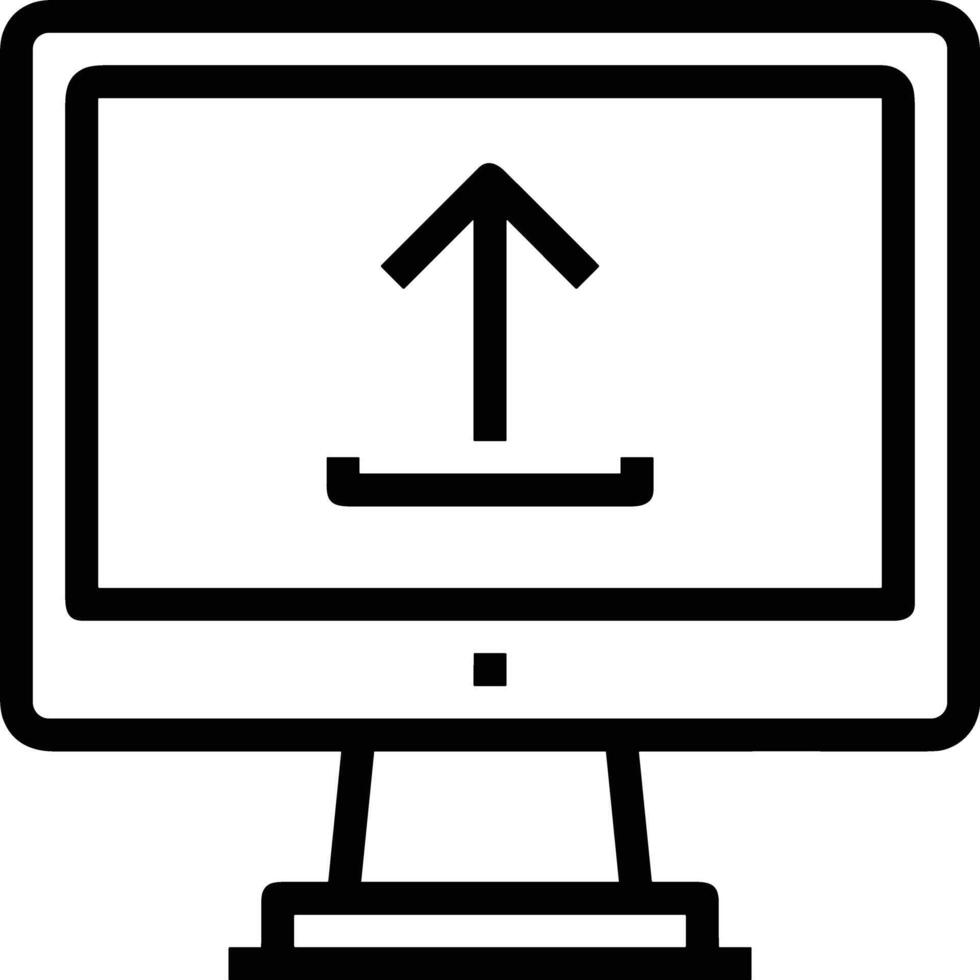 Upload icon symbol image vector