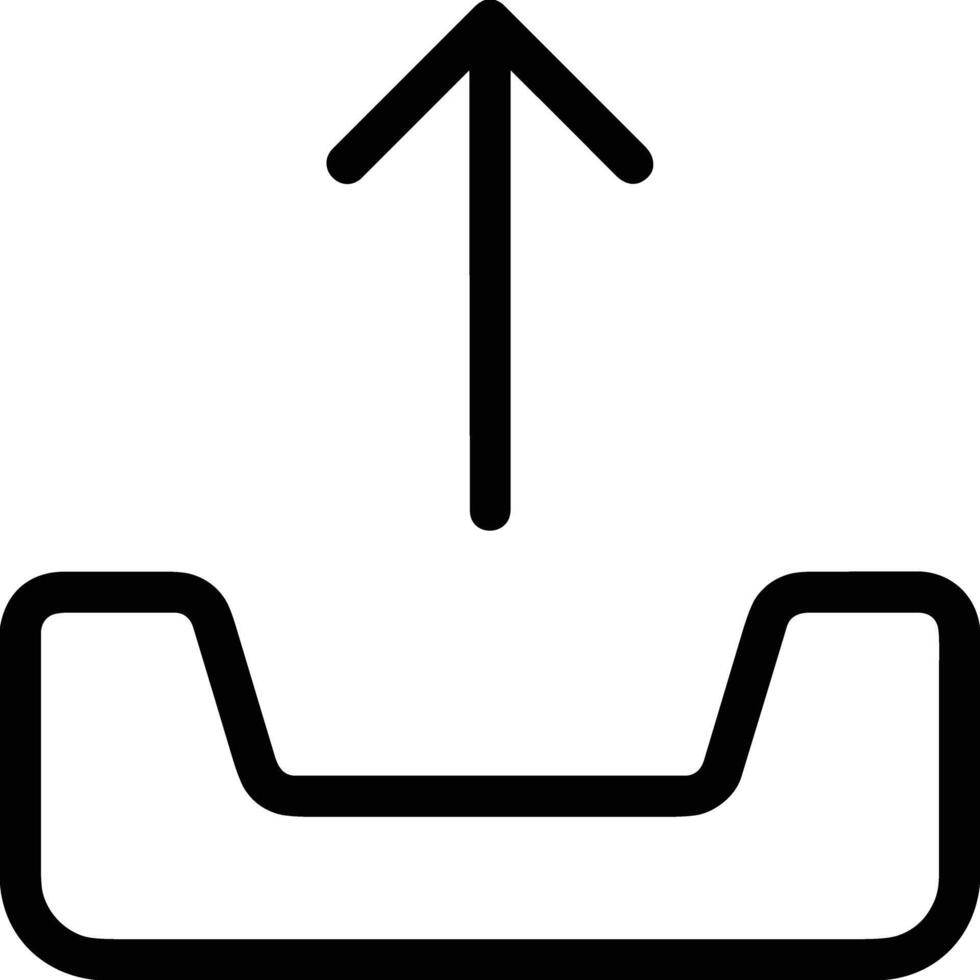 Upload icon symbol image vector