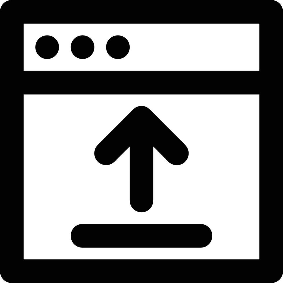Upload icon symbol image vector