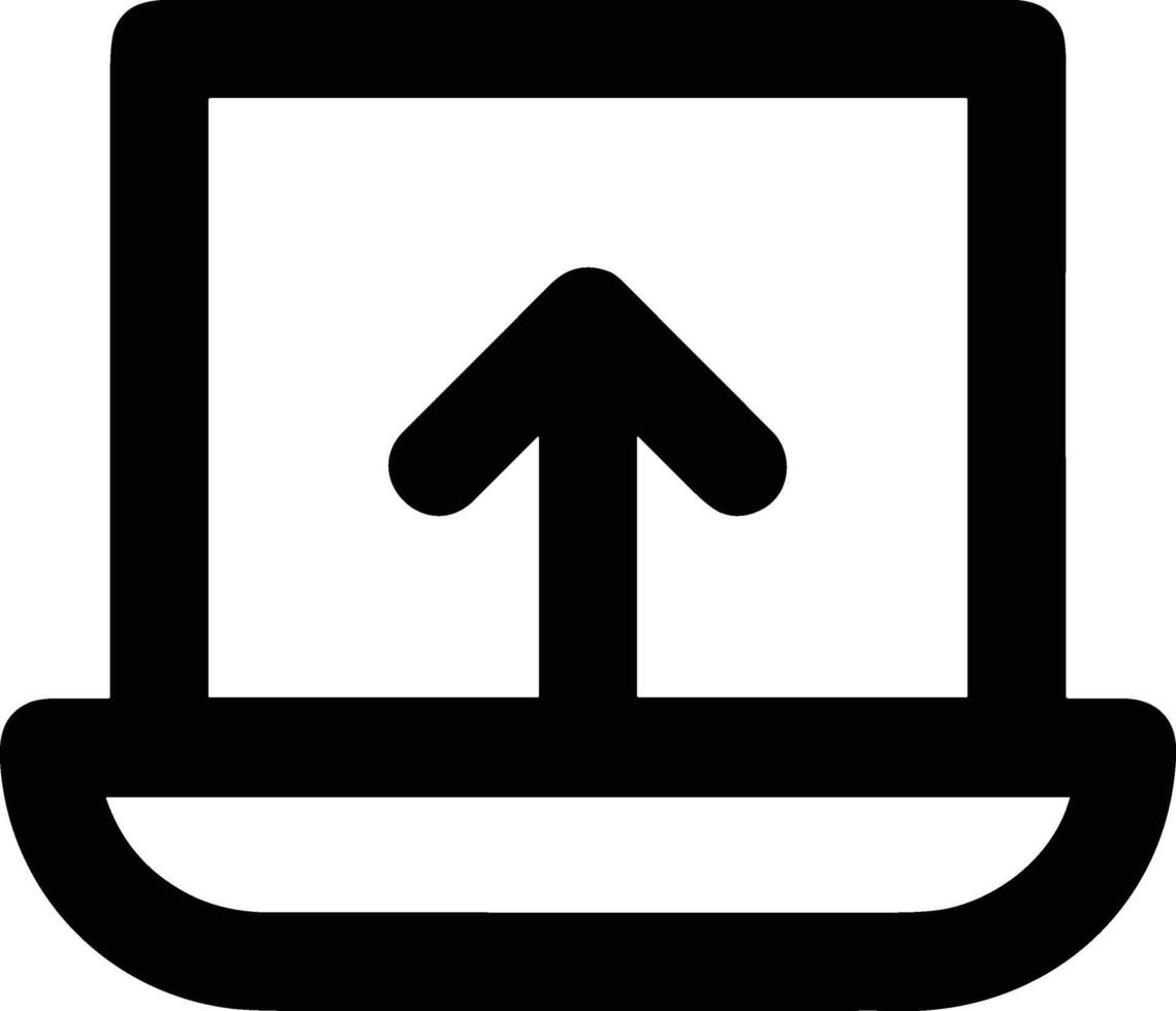 Upload icon symbol image vector