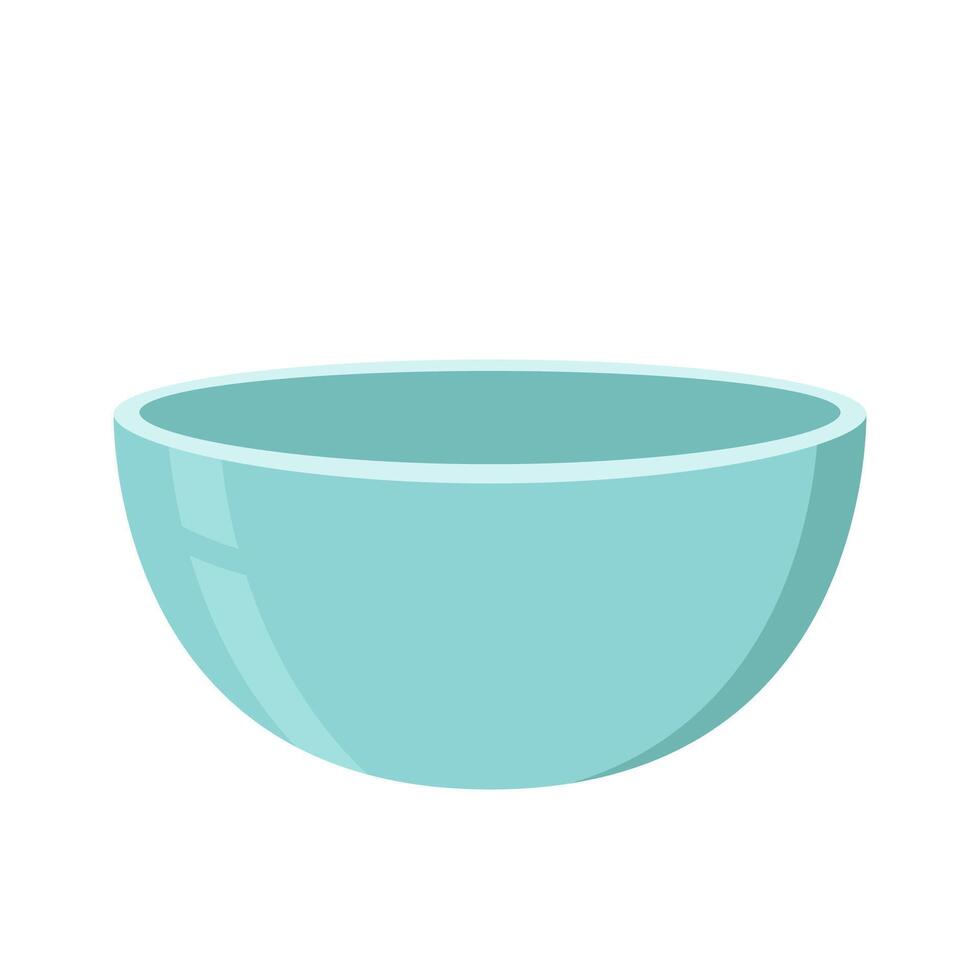 Blue Bowl. Bowl on white background. bowl . vector